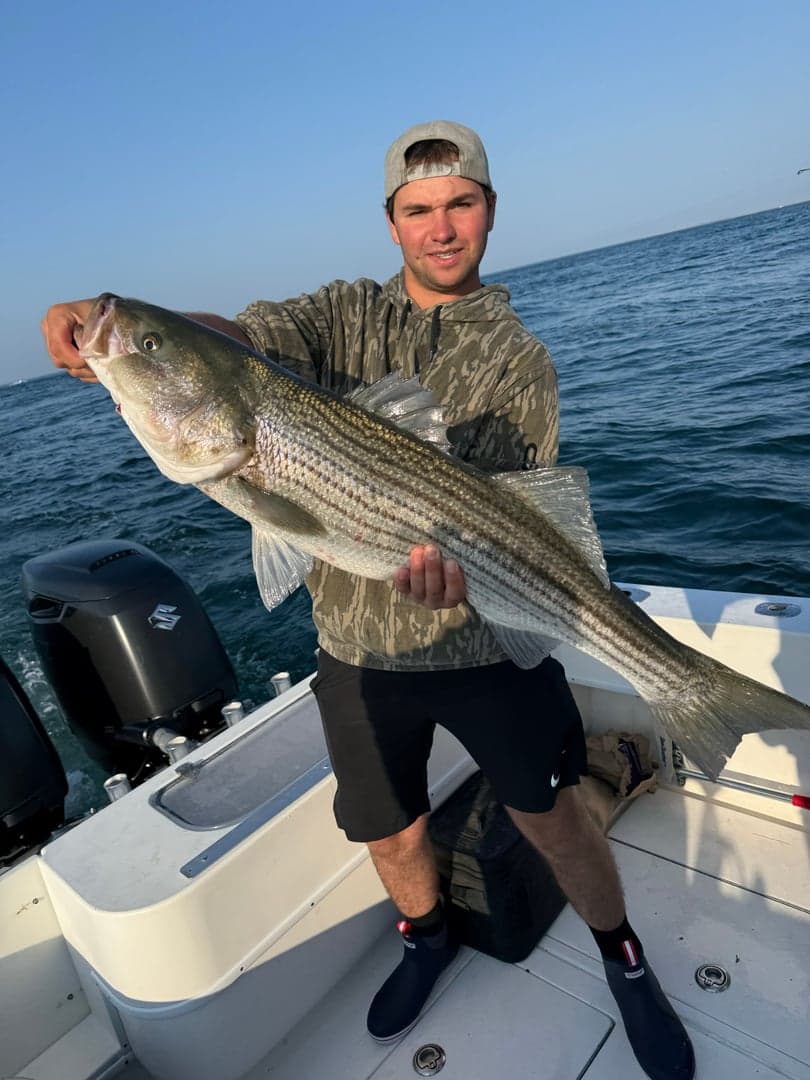 Striped Bass caught by Chris Blake, July 2025