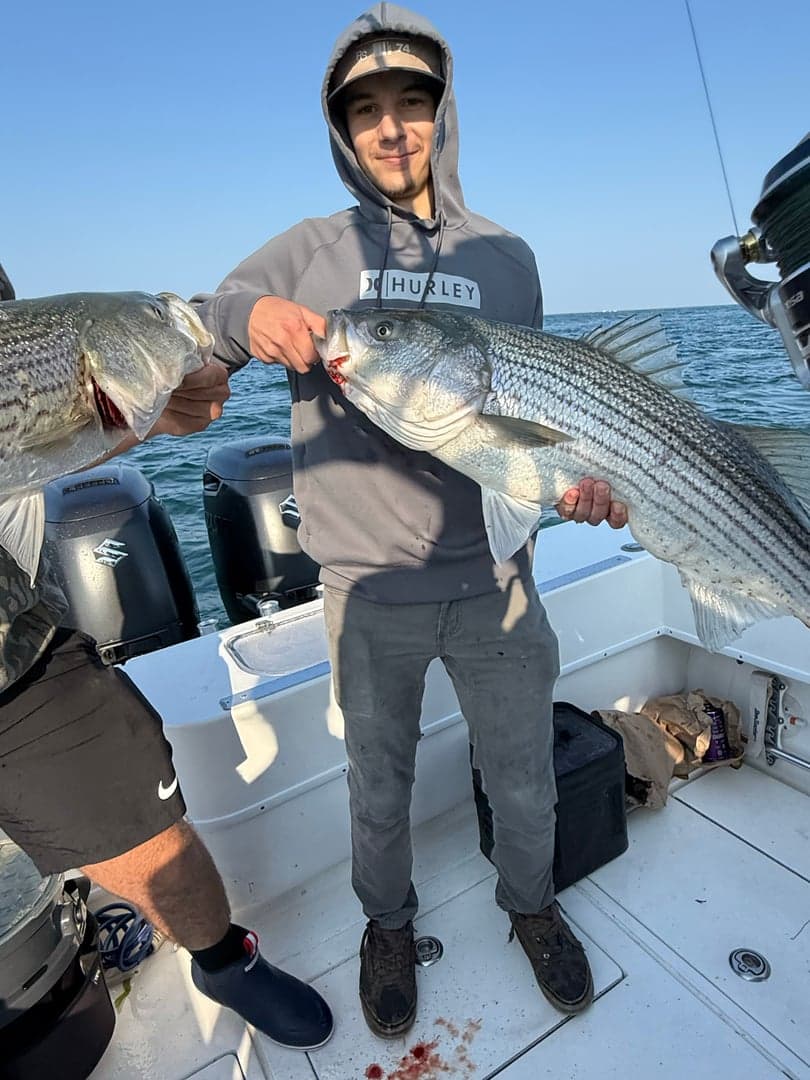 Striped Bass caught by Chris Blake, July 2025