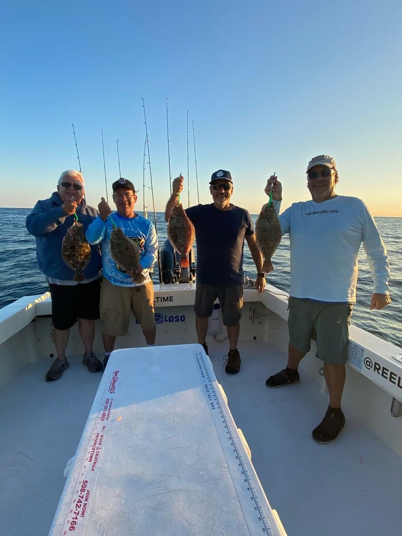 Arrowtooth Flounder caught by Reel time fishing cape cod, July 2025