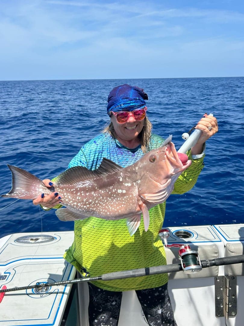 Red Grouper caught by Dave Marciano, April 2025