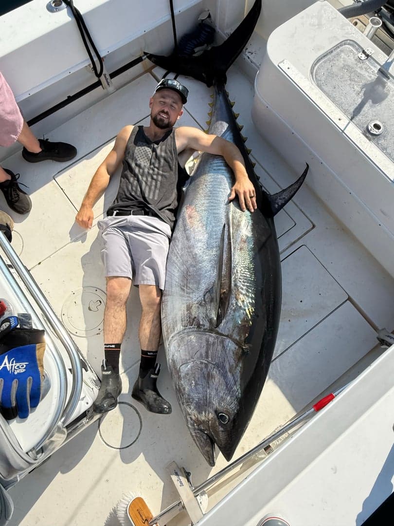 Atlantic Bluefin Tuna caught by Chris Blake, August 2025