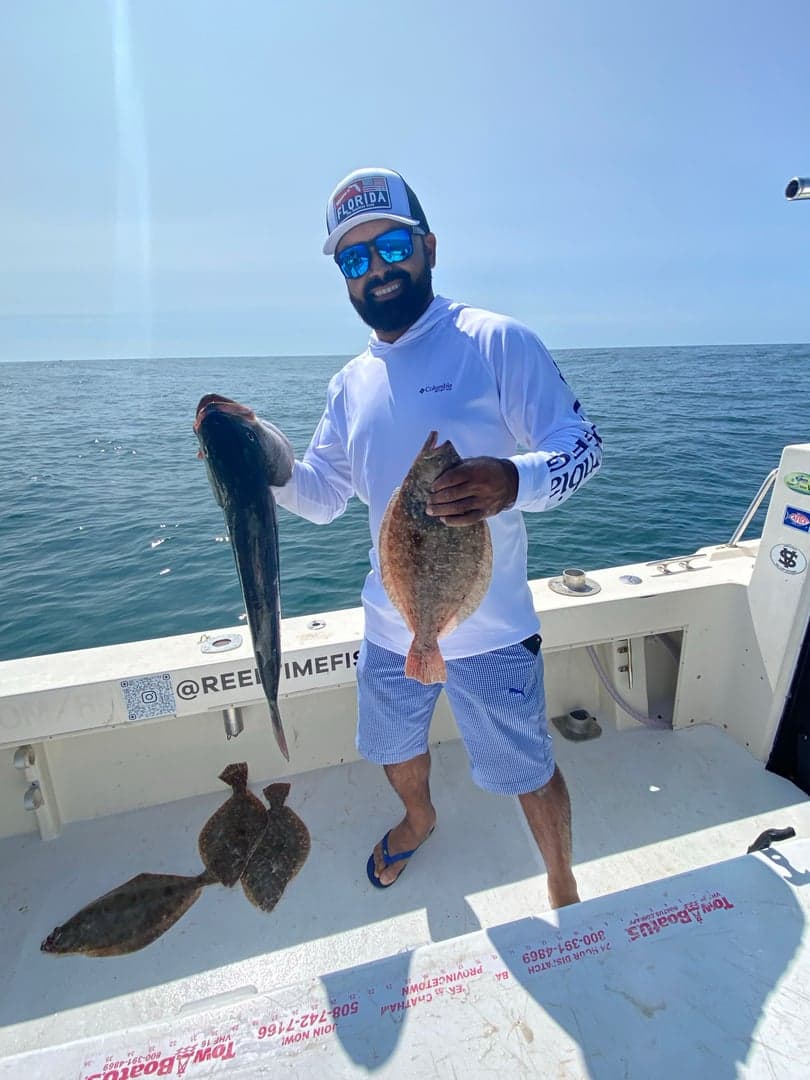 Arrowtooth Flounder caught by Reel time fishing cape cod, August 2025