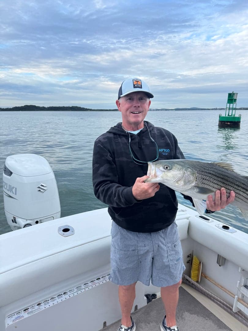Striped Bass caught by Johnny Walker, August 2025