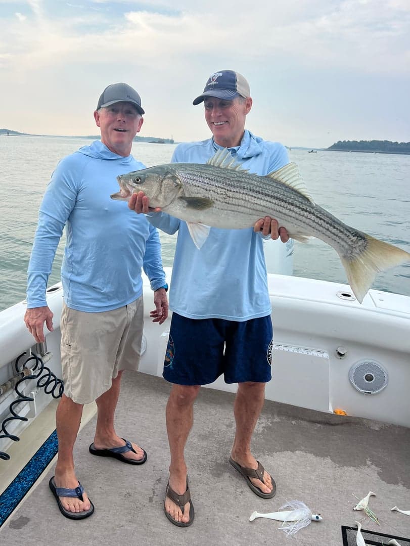 Striped Bass caught by Johnny Walker, August 2025