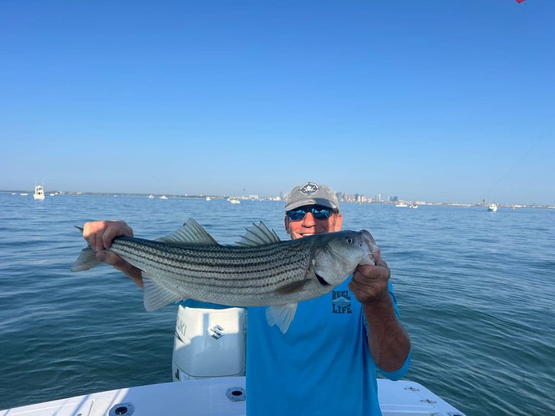 Striped Bass caught by Johnny Walker, July 2025