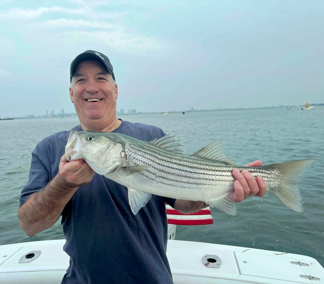 Striped Bass caught by Johnny Walker, July 2025