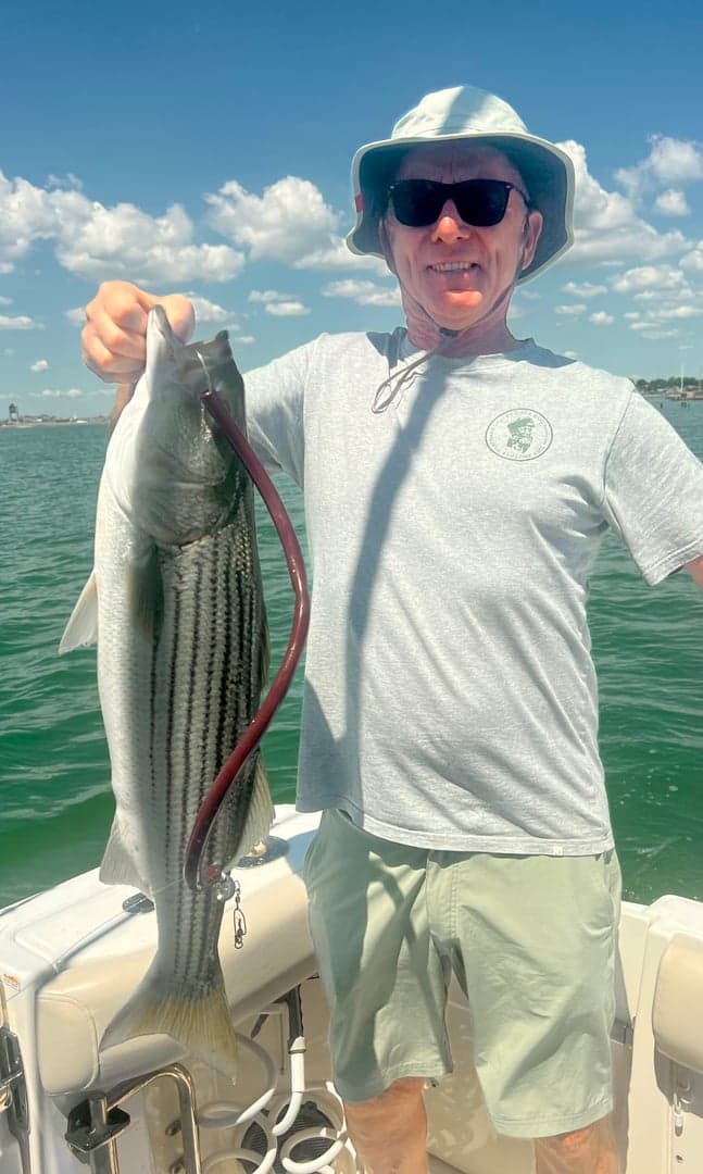 Striped Bass caught by Johnny Walker, July 2025
