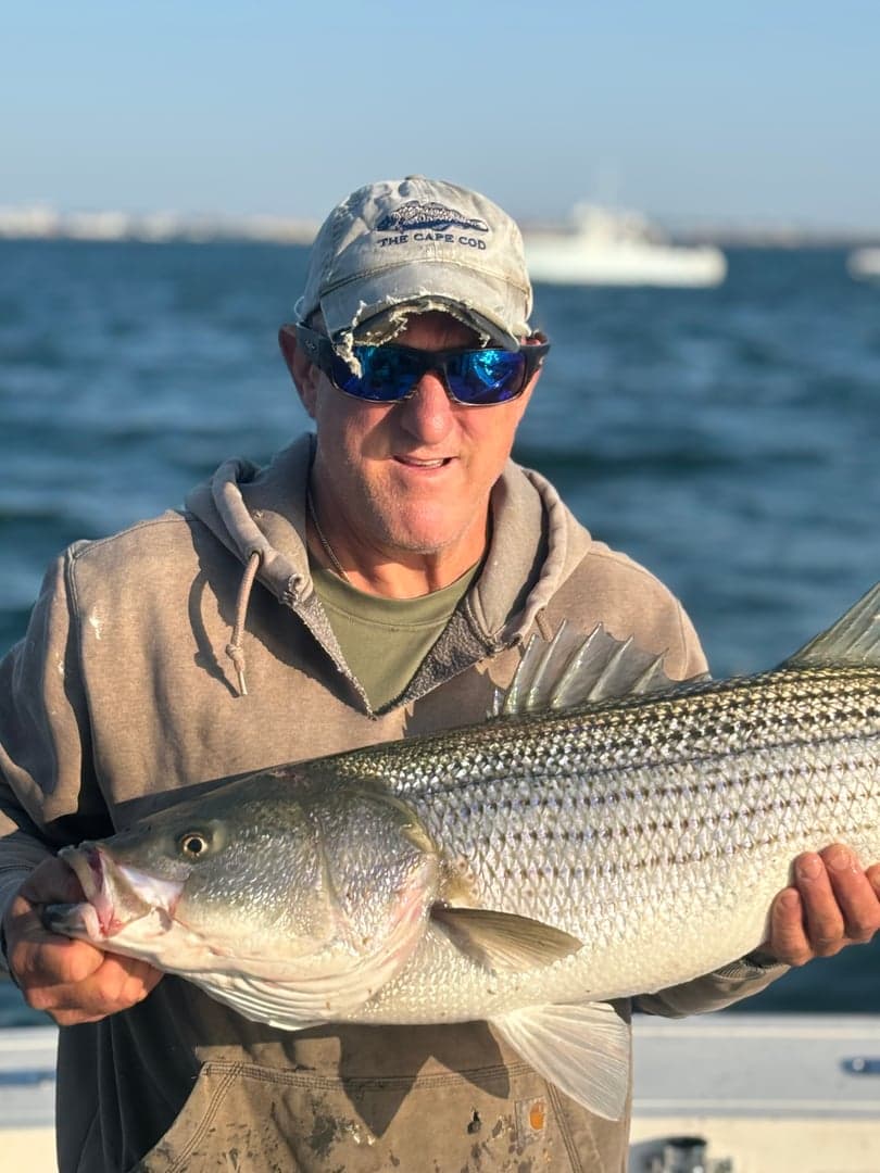 Striped Bass caught by Johnny Walker, July 2025