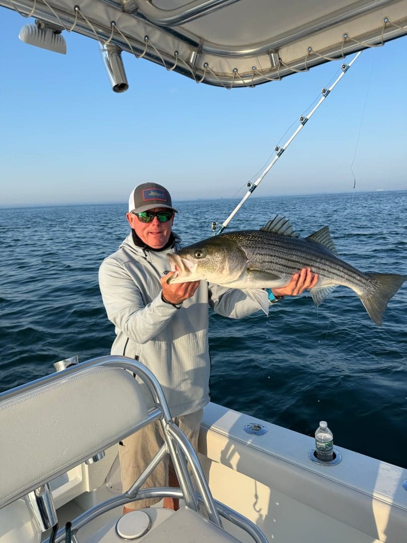 Striped Bass caught by Johnny Walker, July 2025
