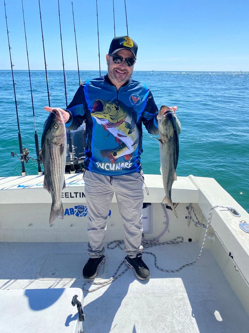 Striped Bass caught by Reel time fishing cape cod, September 2025
