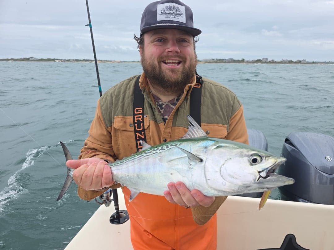 False Albacore caught by Get Tight Sport Fishing Captain Brian Coombs, September 2025