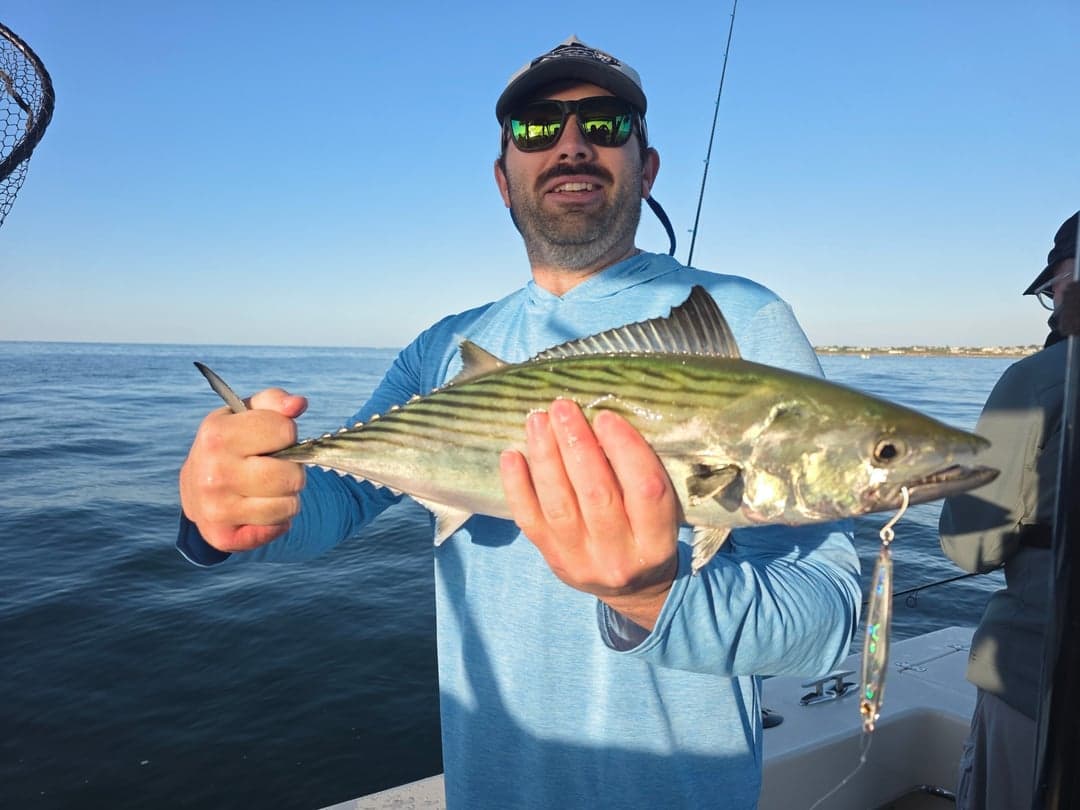 Atlantic Bonito caught by Get Tight Sport Fishing Captain Brian Coombs, September 2025