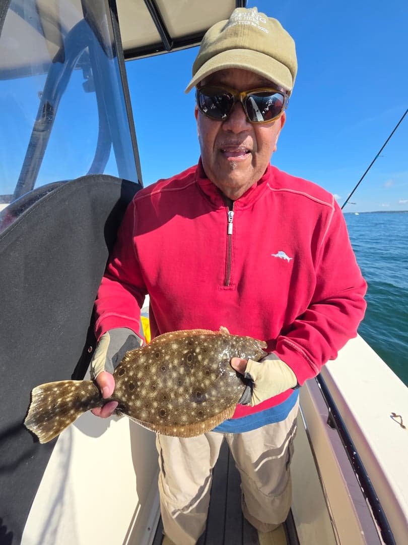 Summer Flounder caught by Get Tight Sport Fishing Captain Brian Coombs, September 2025