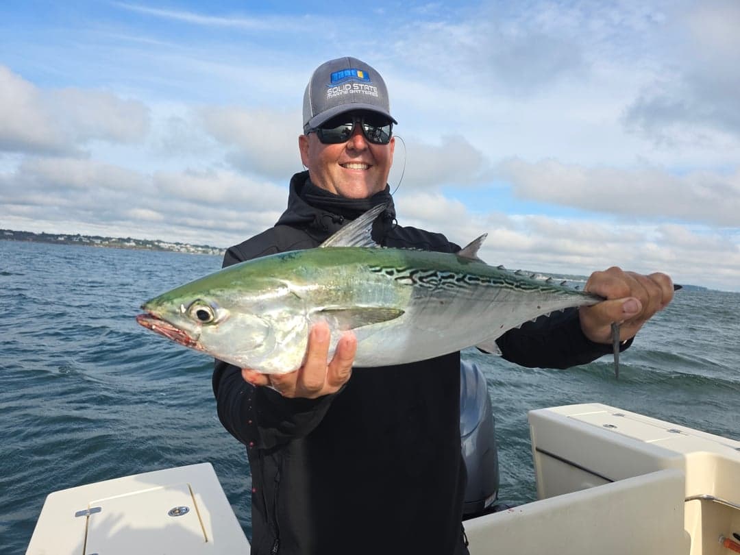 False Albacore caught by Get Tight Sport Fishing Captain Brian Coombs, September 2025