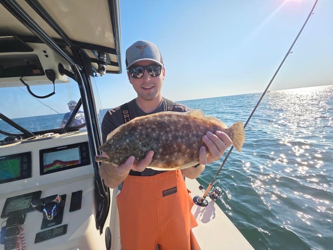 Summer Flounder caught by Get Tight Sport Fishing Captain Brian Coombs, September 2025