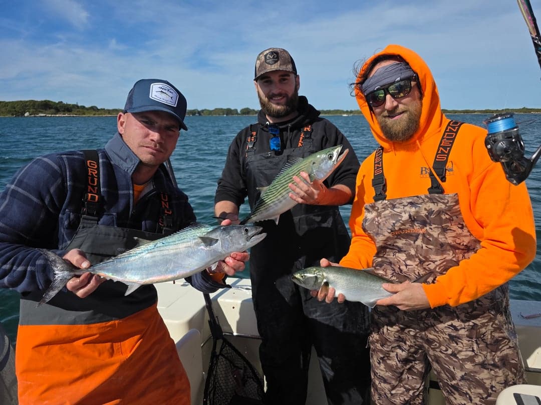 Atlantic Bonito caught by Get Tight Sport Fishing Captain Brian Coombs, September 2025