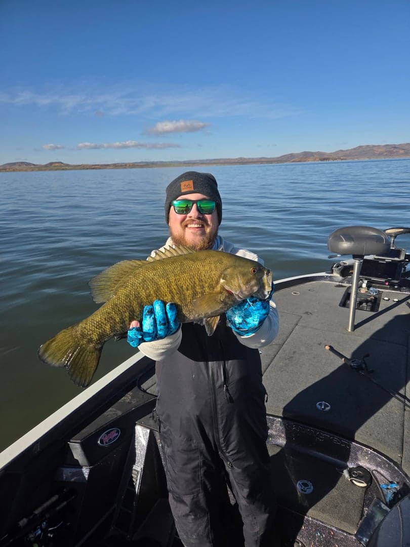 Smallmouth Bass caught by Kadan Davis, October 2025