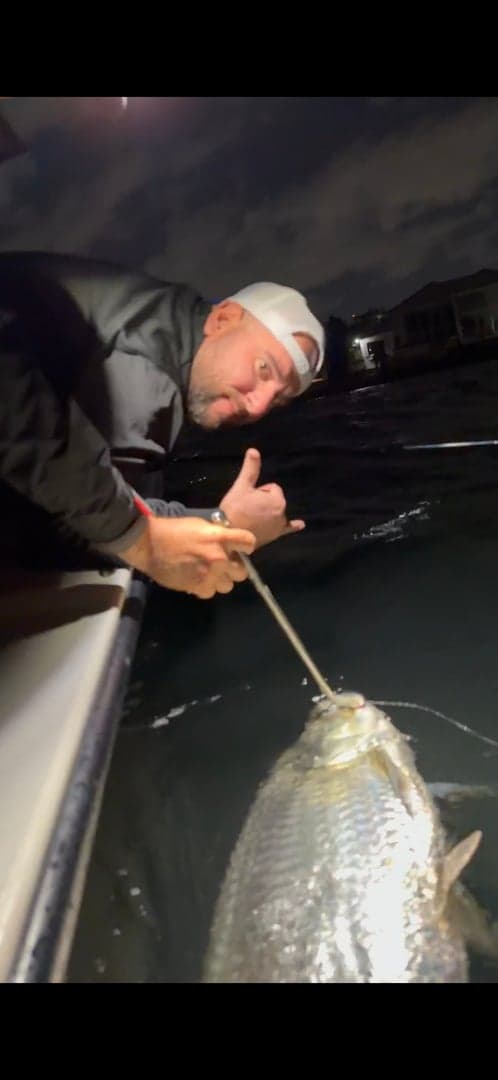 Tarpon caught by Get Tight Sport Fishing Captain Brian Coombs, December 2025