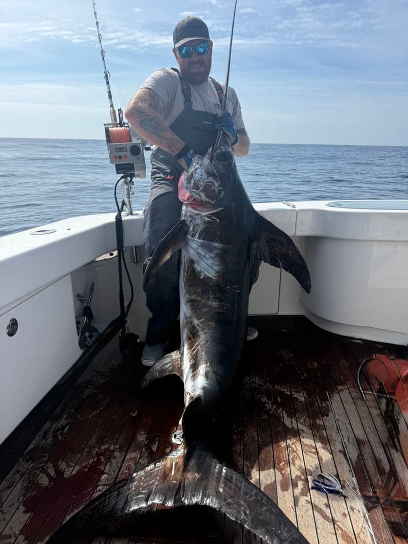 Swordfish caught by Chris Blake, October 2025