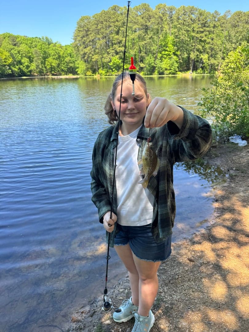Bluegill caught by Adam Schwegel, April 2026
