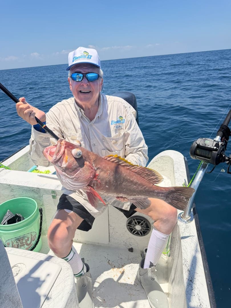 yellowedge grouper caught by Julio Gutierrez, May 2026