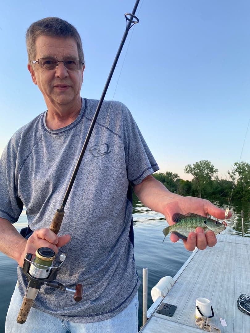 Bluegill caught by Alan May, June 2026