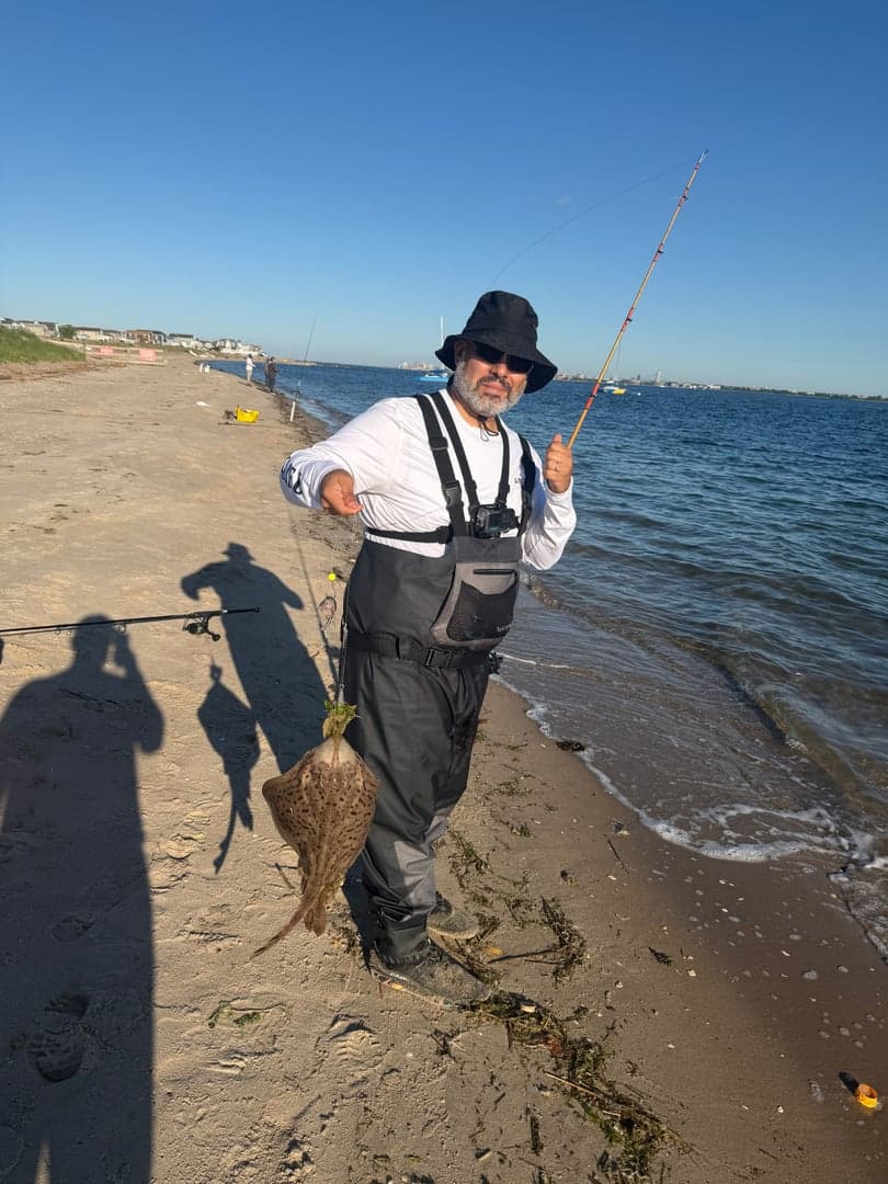 Northeast Skate caught by Julio Rivera, June 2026