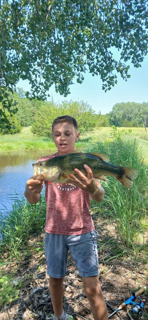 Largemouth Bass caught by Luke, July 2024