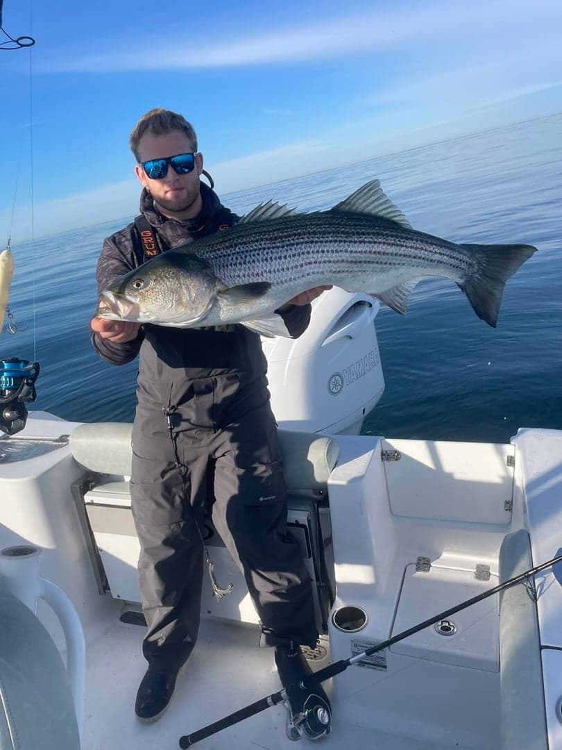 Striped Bass caught by Maxwell Dunn, June 2026