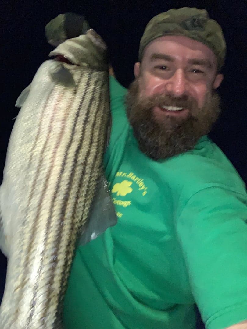 Striped Bass caught by Erich White, May 2025