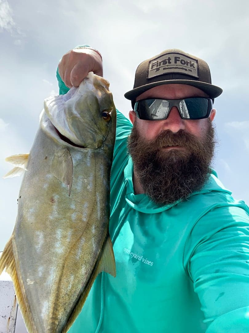 Greater Amberjack caught by Erich White, June 2023