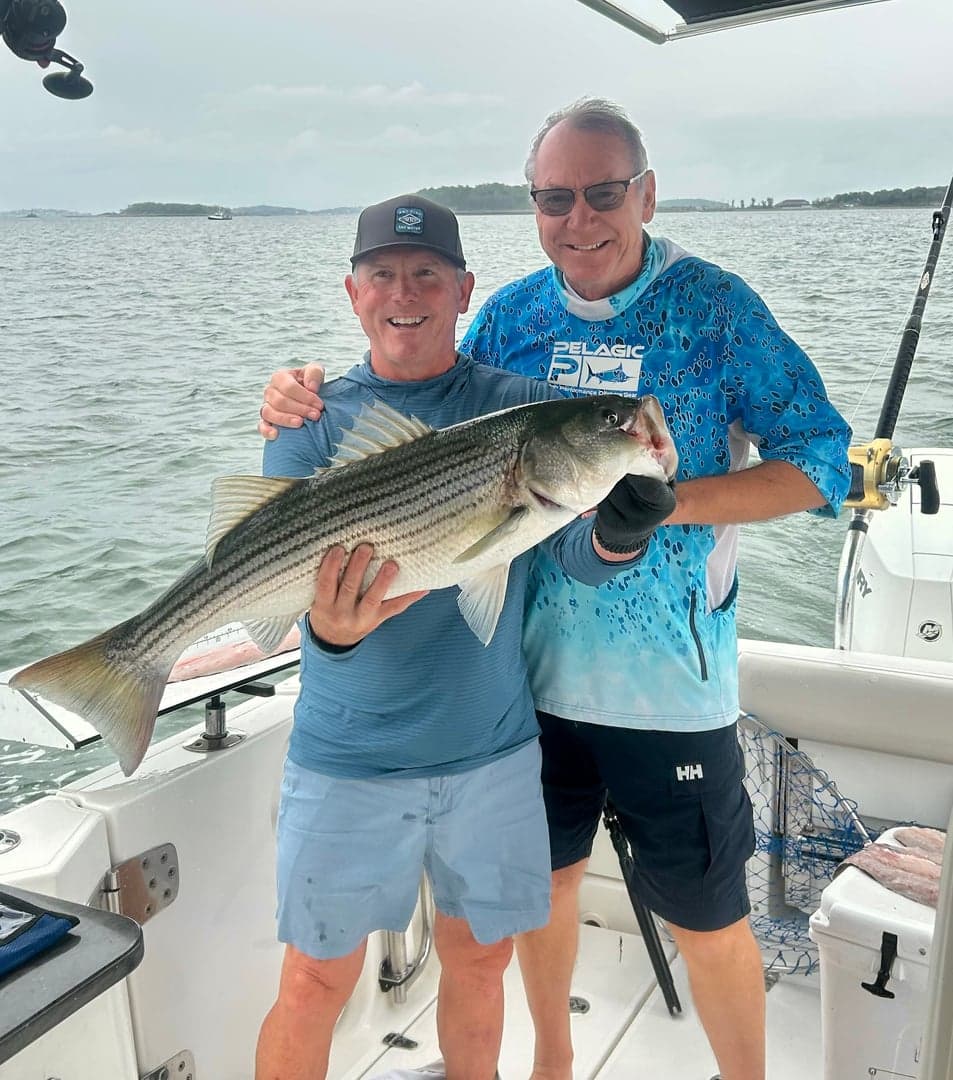 Striped Bass caught by Johnny Walker, August 2026
