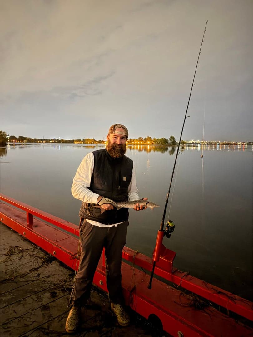 Adriatic Sturgeon caught by Erich White, October 2026