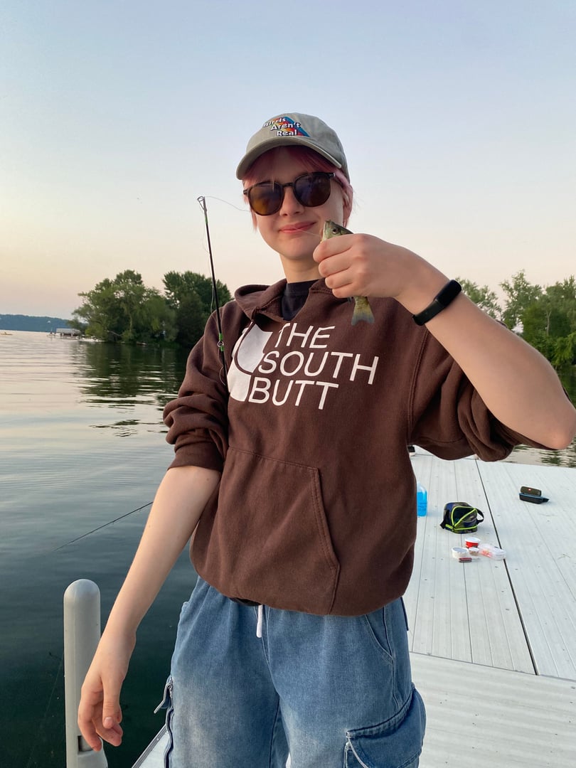 Bluegill caught by Elise May
