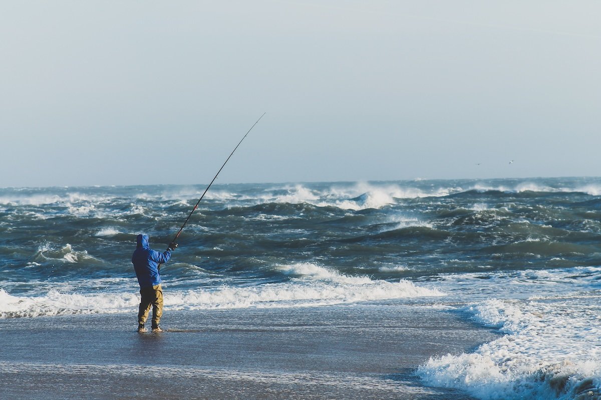 Surf fishing hatteras