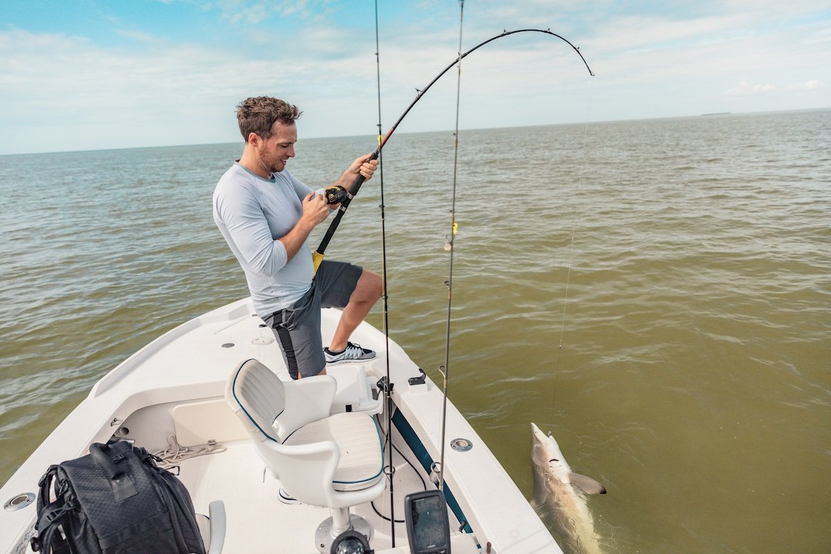 Shark fisherman