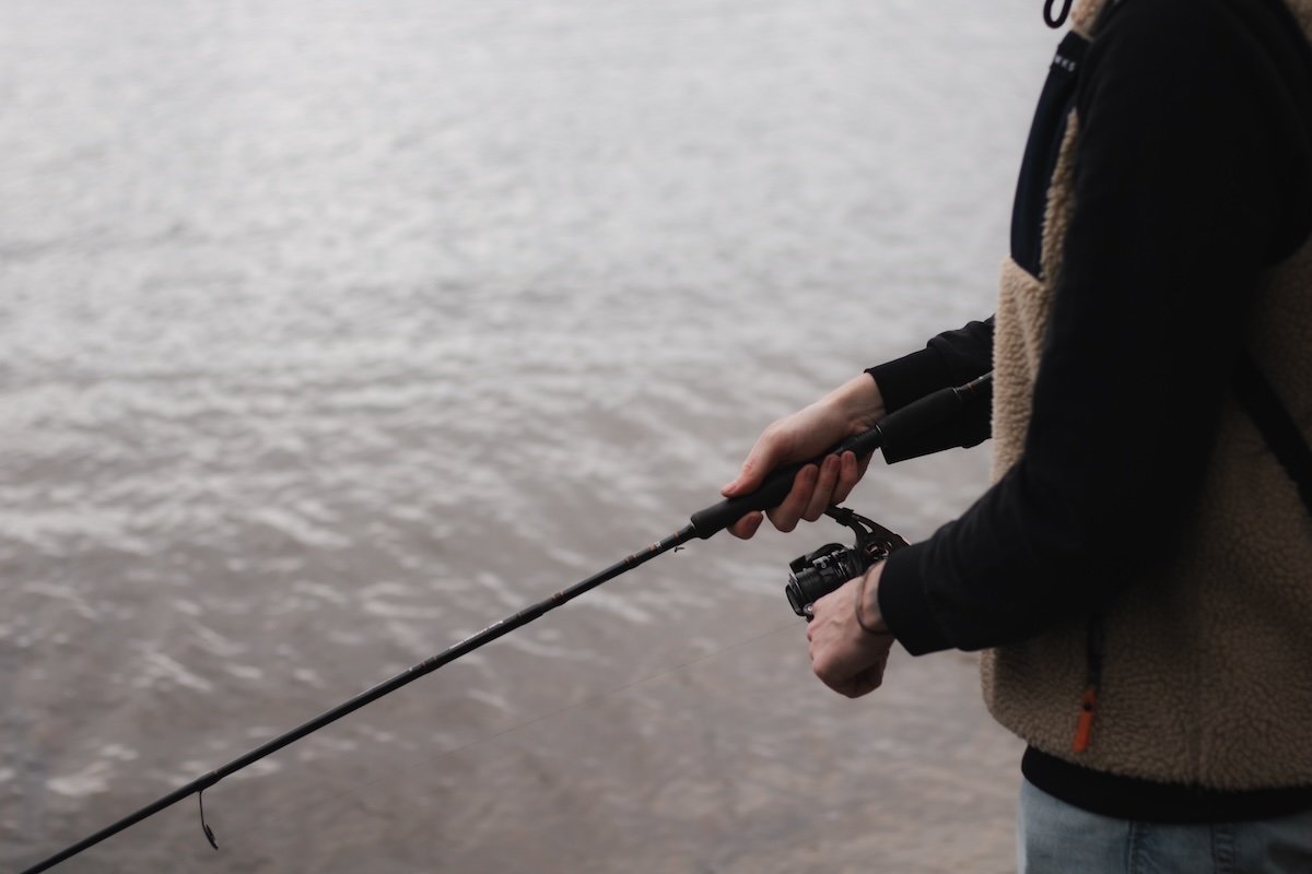 Cloudy overcast fishing